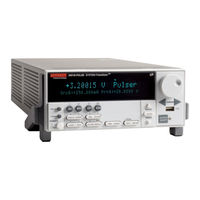 Textron Keithley System SourceMeter 2601B-PULSE Quick Start Manual