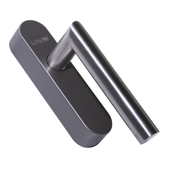 LOXONE WINDOW HANDLE AIR Manual