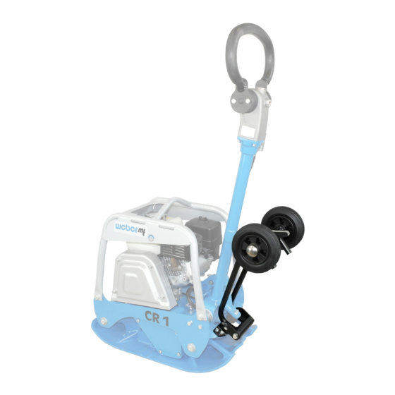 Weber mt CR 1 Mounting Instruction