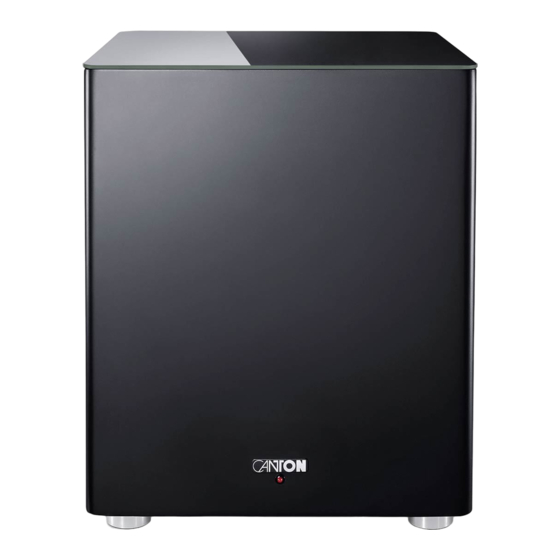Canton Smart Sub 12 Short Manual