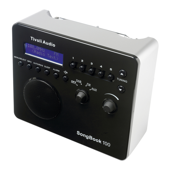 Tivoli Audio SongBook100 Manuals