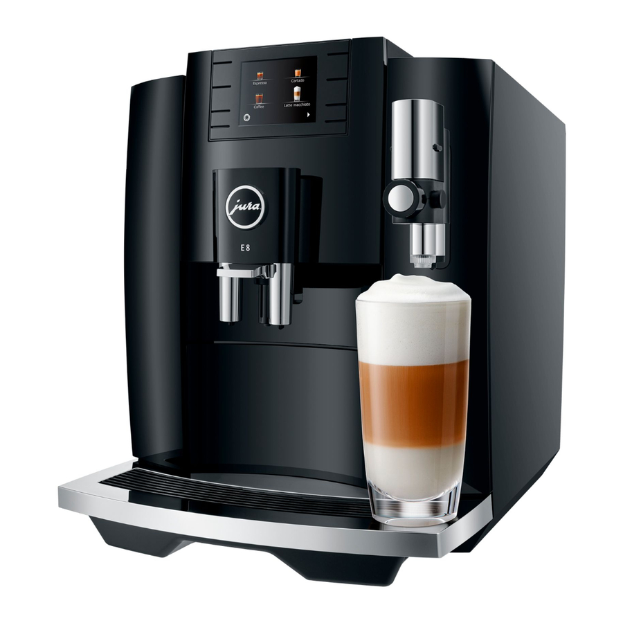 Jura E8 Instructions For Use Manual