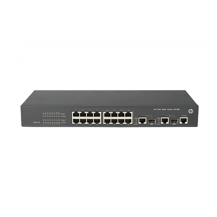 HP Enterprise HP 3100-8 v2 Configuration Manual
