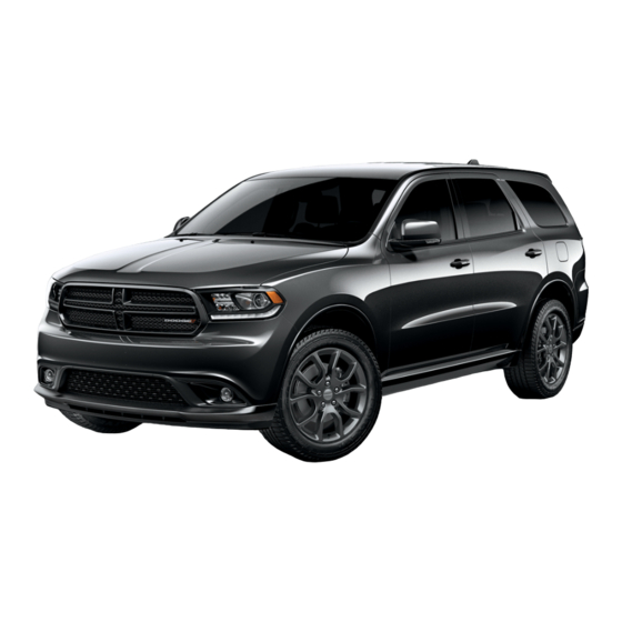 Dodge Durango 2017 User Manual
