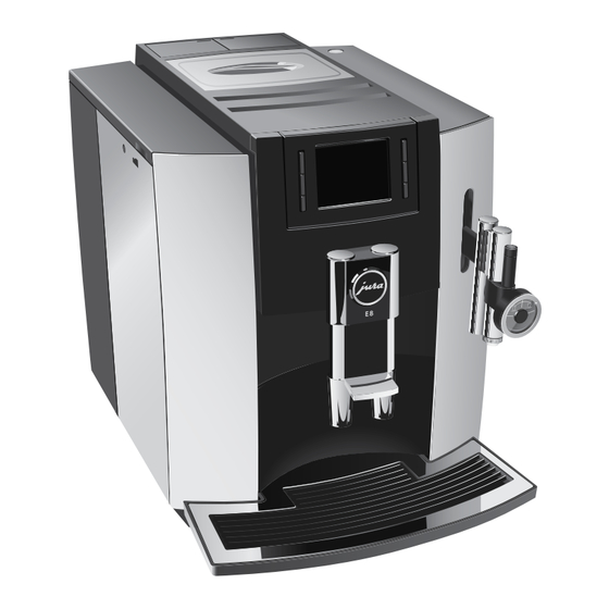 Jura E8 Quick Reference Manual