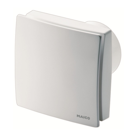 Maico ECA 150 ipro Mounting And Operating Instructions