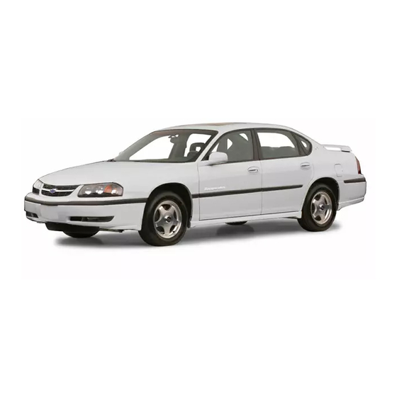 Chevrolet 2001 Impala Owner's Manual