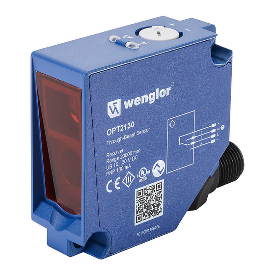 Wenglor OPT2130 Operating Instructions Manual
