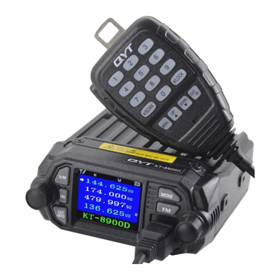 QYT KT-8900D User Manual
