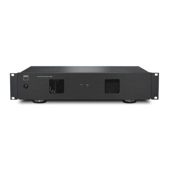 NAD CI 940 Quick Setup Manual