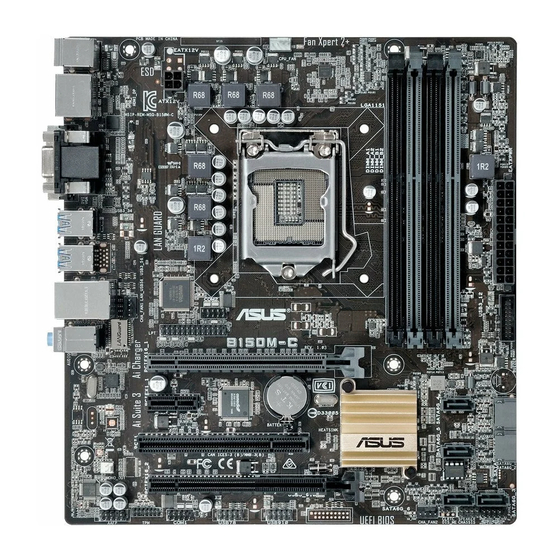 Asus B150M-C D3 Manual