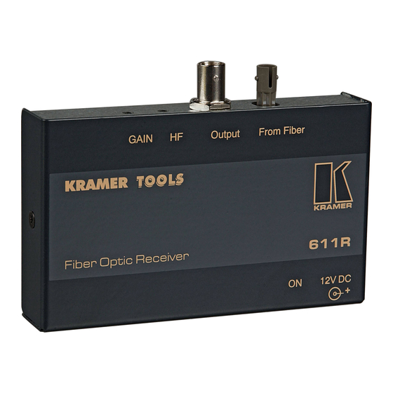 Kramer 611R User Manual