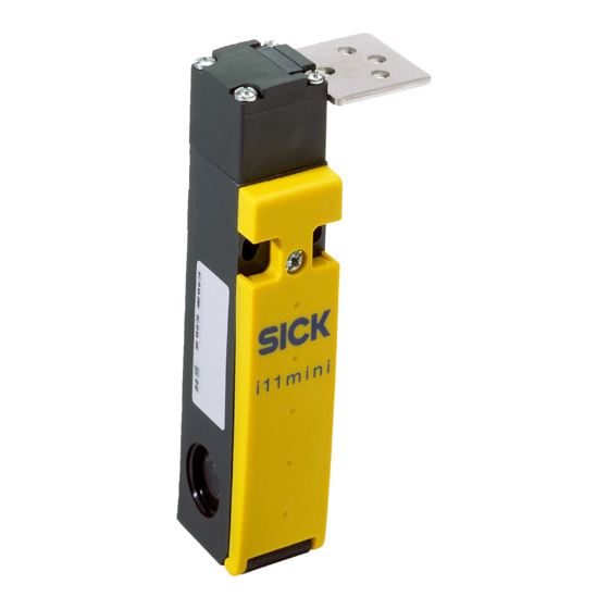 SICK i11s Operating Instructions Manual