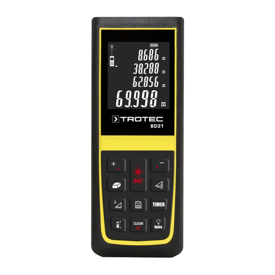 Trotec BD21 Manual