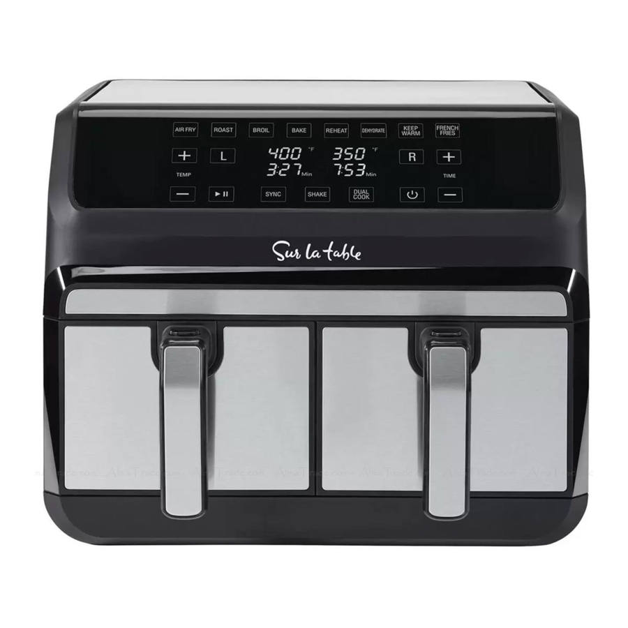 Sur La Table SLT-1802 - Dual Basket Air Fryer 8 qt Manual