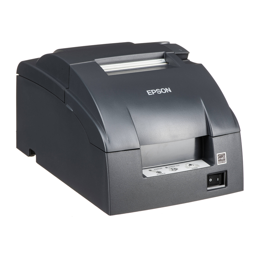 Epson U220B - TM Two-color Dot-matrix Printer User Manual
