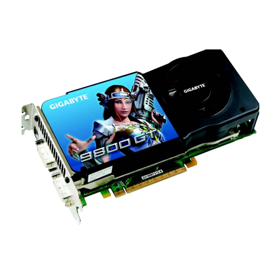 Gigabyte GV-N98T-512H-B User Manual