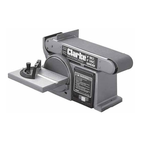 Clarke Woodworker CS4-6C Operation & Maintenance Instructions Manual