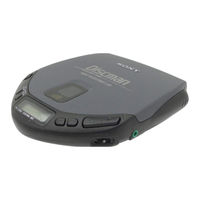 Sony Discman D-172CK Operating Instructions Manual