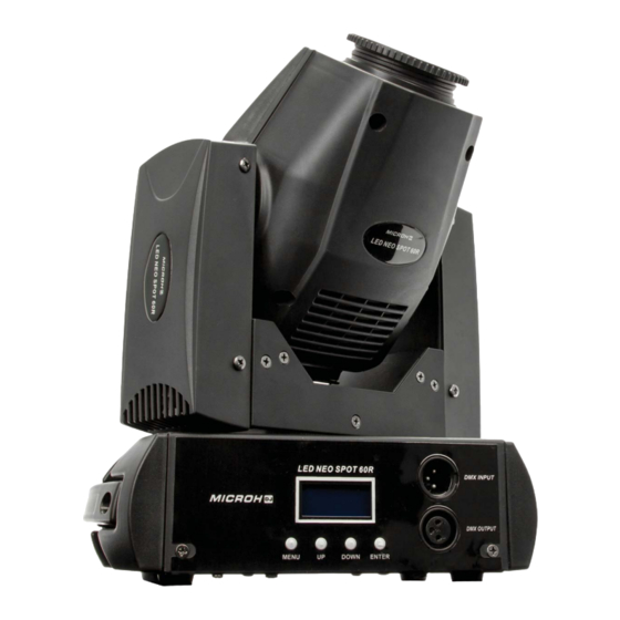 Microh LED NEO SPOT 60R User Manual