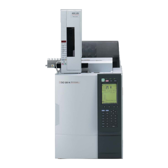 DataApex Shimadzu GC2010 APC/AFC User Manual