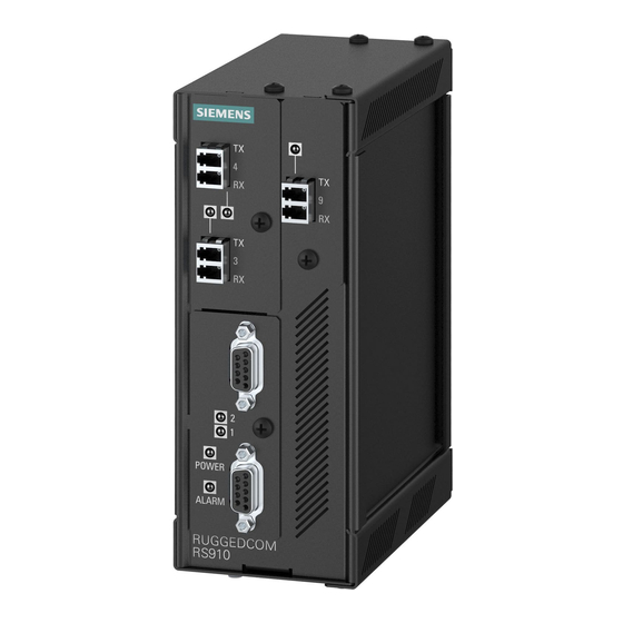 RuggedCom RuggedServer RS910 Specifications