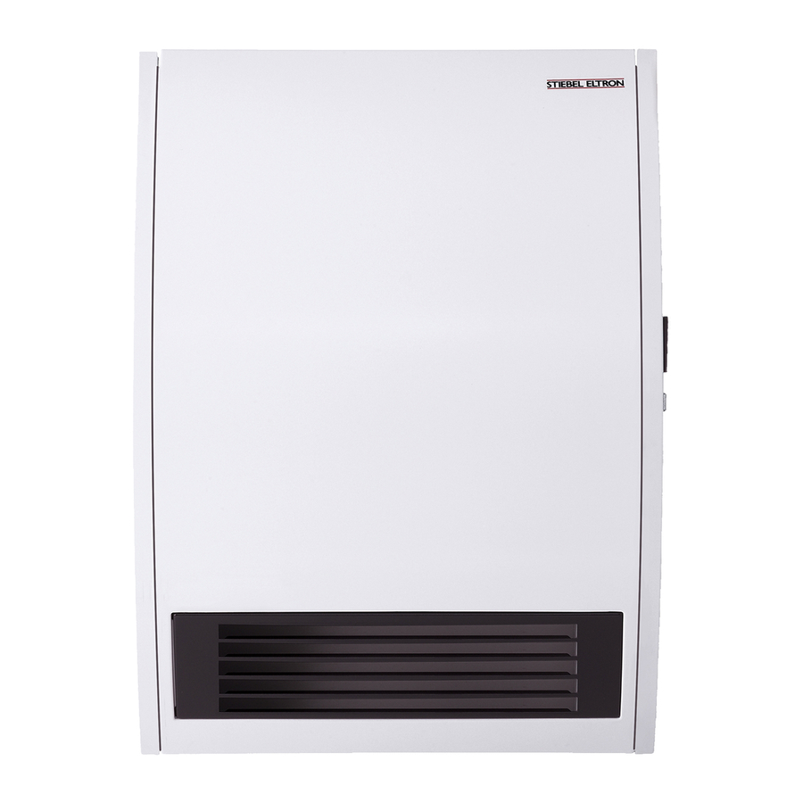 STIEBEL ELTRON CK 20 S Operation And Installation Manual