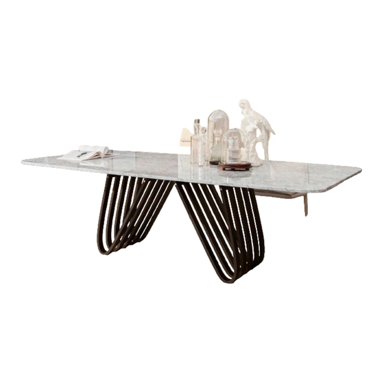 TONIN CASA Arpa Dining Table Assembly Instructions