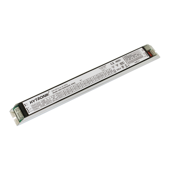 Hytronik HED1050H Manuals
