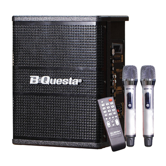 User Manuals: BIK B-Questa BST-M108 Trolley Speaker