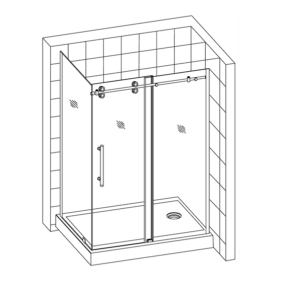 Turin TU-SD-979-48-35 Shower Door Manuals