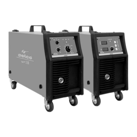 Selco WF 116 Instruction Manual