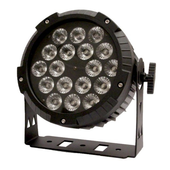 FOS Technologies PAR 18X10WPRO IP65 Manual