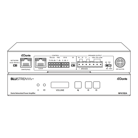 BluStream NPA70DA User Manual