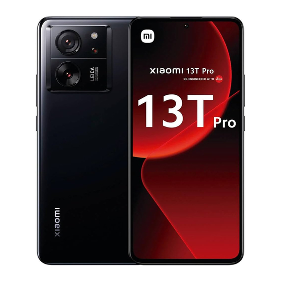 Xiaomi 13T Pro Quick Start Manual