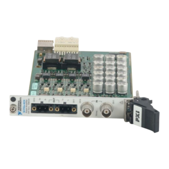 National Instruments PXIe-4610 Specifications