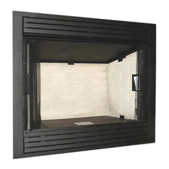 Monessen Hearth GCUF Series Installation And Operating Instructions Manual