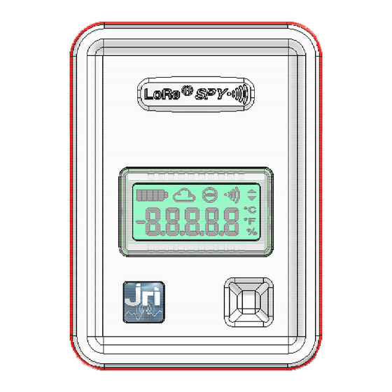 JRI LoRa Spy Operating Instructions