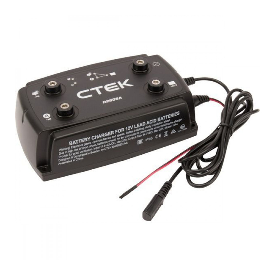 CTEK D250SA Quick Start Manual