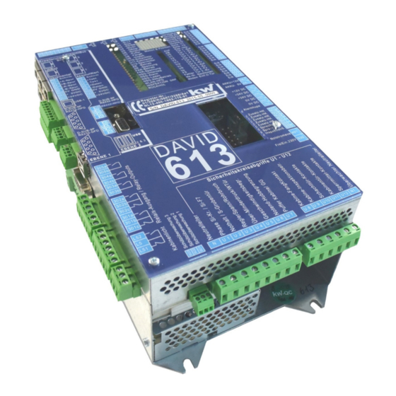 KW DAVID 613 Operating Manual