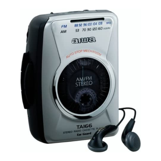 Aiwa HS-TA166 Service Manual