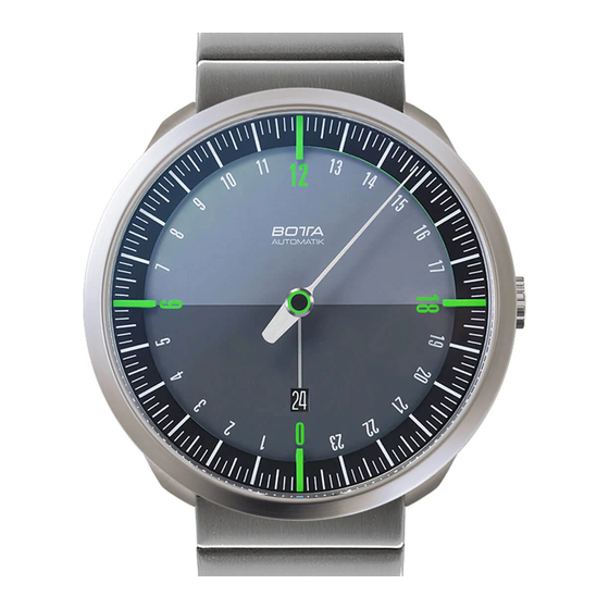 BOTTA design UNO 24 Quick Start Manual