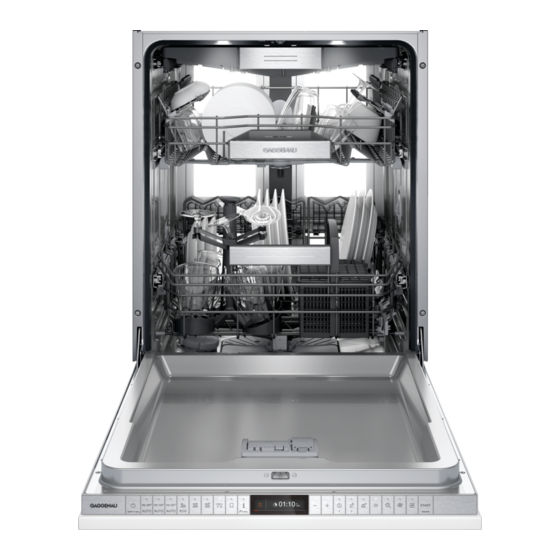 Gaggenau DF481701 Use And Care Manual