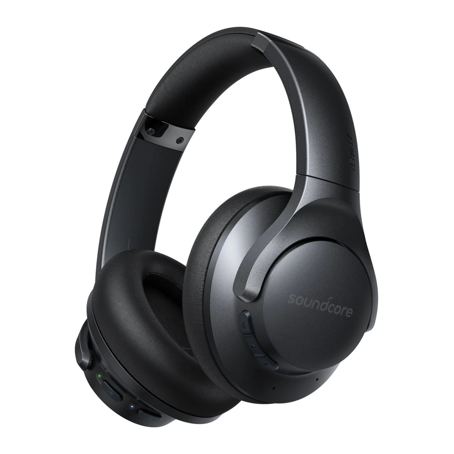 Soundcore Life Q20+ - Active Noise Cancelling Headphones Manual