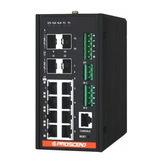 Proscend 850G-12I Quick Installation Manual