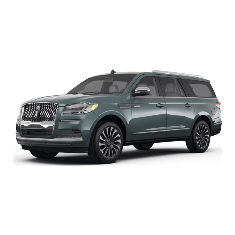 Lincoln NAVIGATOR 2022 Manual