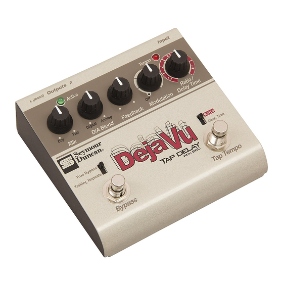 Duncan SFX-10 Déjà Vu User Manual