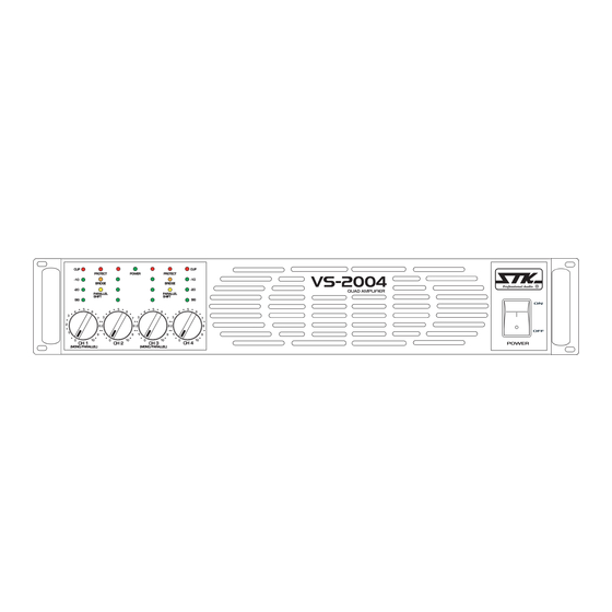 STK Professional Audio VS-2004 Owner's Manual