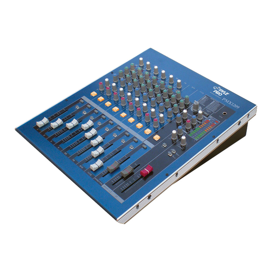 Pyle Pro PMX1209 Instruction Manual