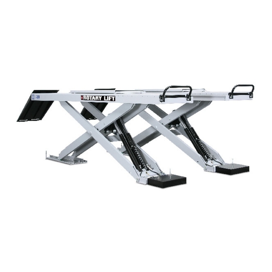 Rotary Lift ML40 Scissor Manuals